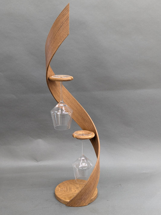 Aetheron White Oak Wine Glass Display