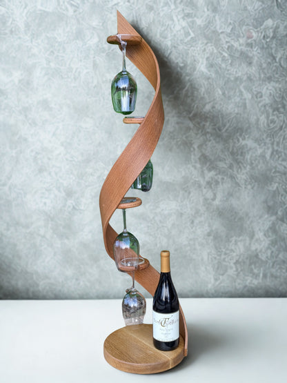 Aetheron Grande - White Oak Wine Glass Display