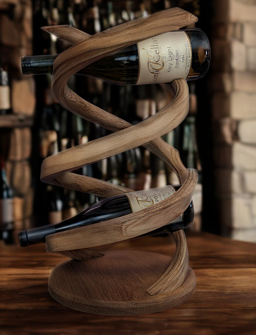 Apeiron White Oak Wine Rack – Tech -n- Wood